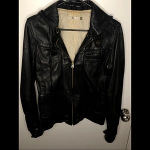 100% Authentic Lamb Skin Biker Jacket!